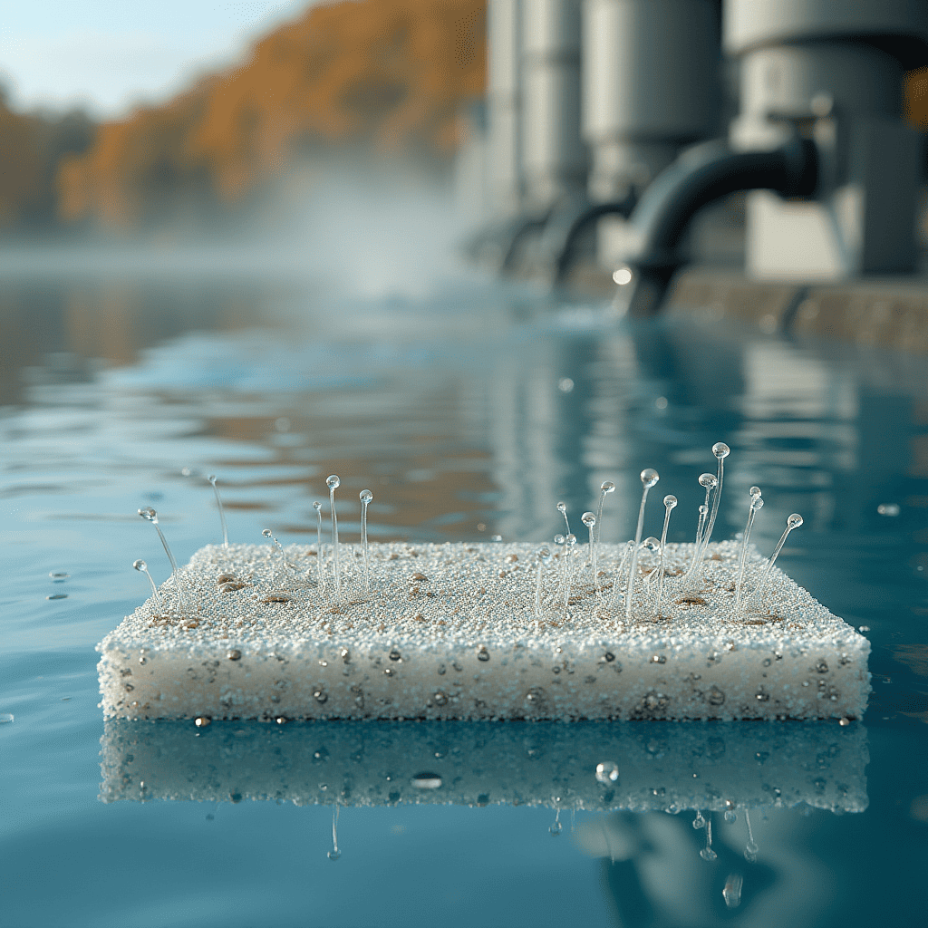 nano-sponge cleans water bodies from pollutants